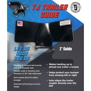 TJ Trailer Guide 2″ Trailer Coupler Alignment Hitch & Towing Parts & Sets 2000 LBS Towing Capacity