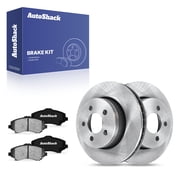 AutoShack Front Brake Rotors & Ceramic Pads for Jeep & Dodge, Liberty 2008-2012 Nitro 2007-2011, 4WD RWD V6 3.7L 4.0L – 11.89″ (302 mm), 5-Lug