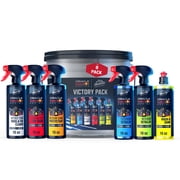 Armor All Podium Series Victory Pack Car Detailing Kit, 8-Piece Car Wash Bucket with Interior & Exterior Detailing Spray, Car Wash, Wheel Cleaner & Tire Shine