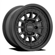 KMC Aluminum Rim KM719 CANYON 17X8in Satin Black Finish, KM71978068720