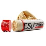 DSV Standard Premium Car Drying Towel – Chamois Cloth – Absorbent & Lint-Free 27.5″x17″, 1 Pack