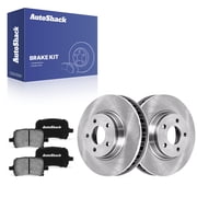 AutoShack Front Brake Rotors & Ceramic Pads for Chevrolet, Pontiac & Saturn, Malibu 2004-2012 G6 2006-2010 Cobalt 2008 Aura 2007-2009, FWD L4 2.2L 2.4L V6 3.5L 3.6L 3.9L – 11.65″ (296 mm), 5-Lug