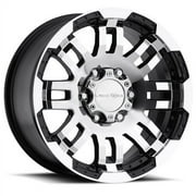 18×9 Vision Off-Road 375 Warrior Black Machined Wheel 6×5.5 (18mm)
