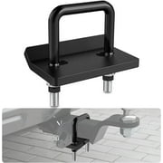 Nilight Trailer Hitch Tightener for 2 1/2 inch Trailer Hitches 2.5 inch Hitch Mount Anti Rattle Heavy Duty Steel with Rubber Anti-Rust Triple Protective Matte Black