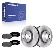 AutoShack Front Brake Rotors & Ceramic Pads for Chevrolet & GMC, Equinox 2010-2017 Terrain 2010-2017 Malibu 2013-2015 Impala 2014-2020, AWD FWD L4 2.0L 2.4L 2.5L V6 3.0L 3.6L – 12.64″ (321 mm), 5-Lug